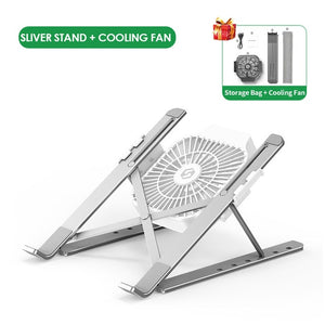 Foldable Laptop Stand With Cooling Fan