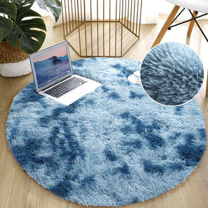 Round Thick Carpet for Living Room