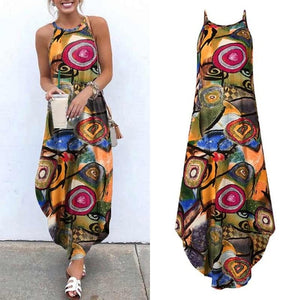 Stylish Summer Maxi Halter Dresses s-xl