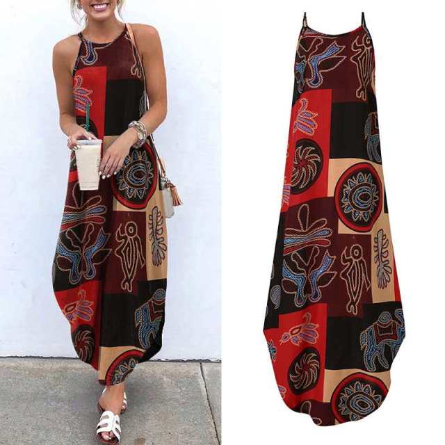 Stylish Summer Maxi Halter Dresses s-xl